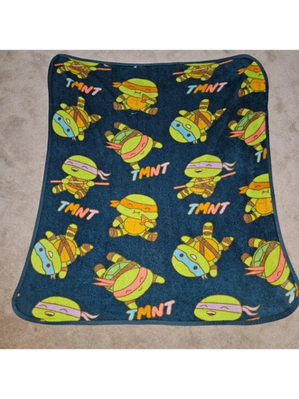 TMNT Teenage Mutant Ninja Turtles Fleece Blanket Northwest Lap Throw 42x48